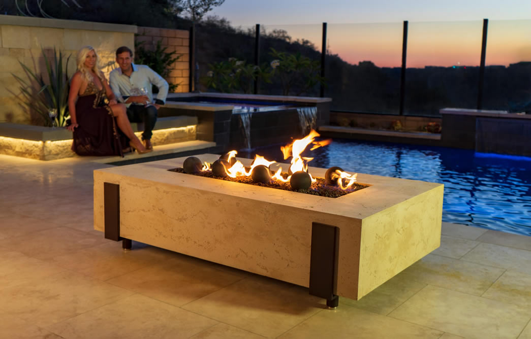 Outdoor Firepit Square